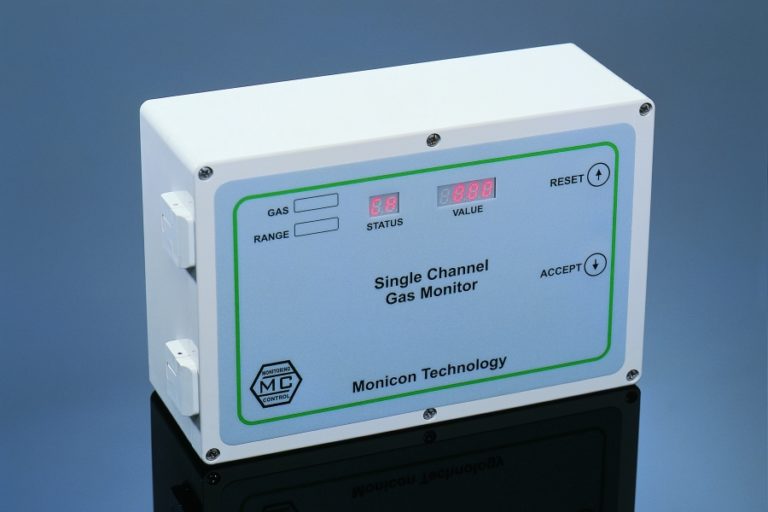 Monicon 1 channel monitor, vegghengt monitor til gassdetektor - Carus AS